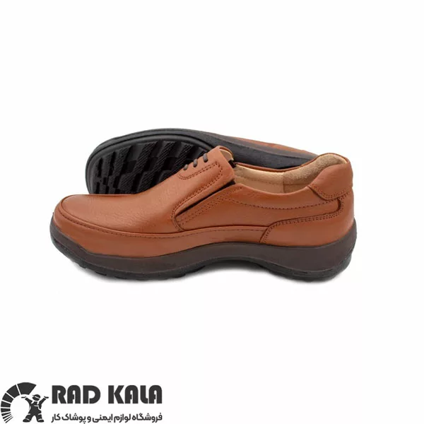 کفش فرزین موناکو بی بند گردویی