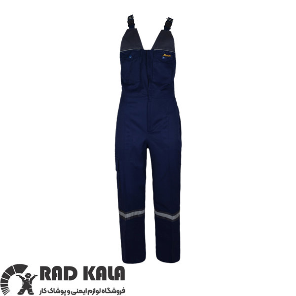 لباس کار مهندسی دوبنده نفتی طوسی مکسون