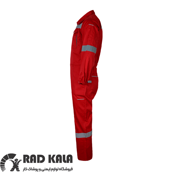 لباس کار مهندسی یکسره رایکا تمام قرمز مکسون