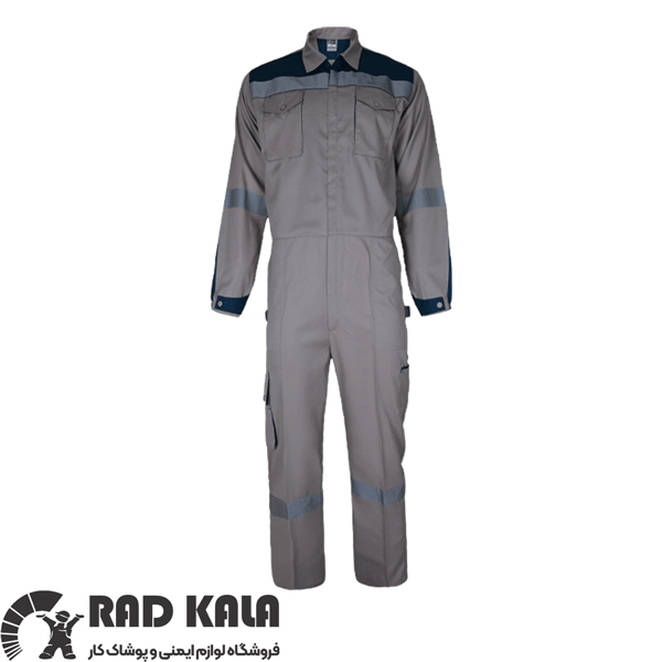 لباس کار مهندسی یکسره استخوانی سبز