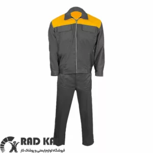 لباس کار ایران خودرویی طوسی زرد