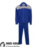 لباس کار ایران خودرویی آبی استخوانی