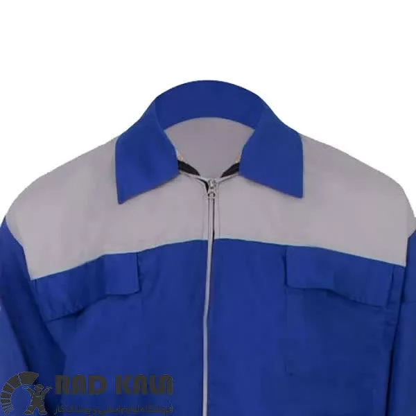 لباس کار ایران خودرویی آبی استخوانی