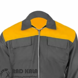 لباس کار ایران خودرویی طوسی زرد