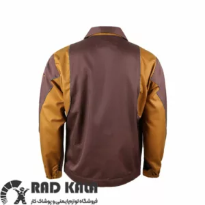 لباس کار مهندسی رایکا شکلاتی خردلی