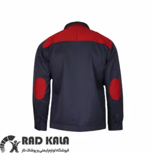 لباس کار ست ورک اتم طوسی قرمز