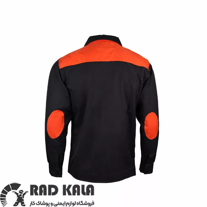 لباس کار ست ورک اتم طوسی تیره نارنجی