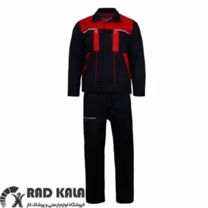 لباس کار سیناورک مشکی قرمز