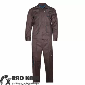 لباس کار ست ورک اتم شکلاتی سبز