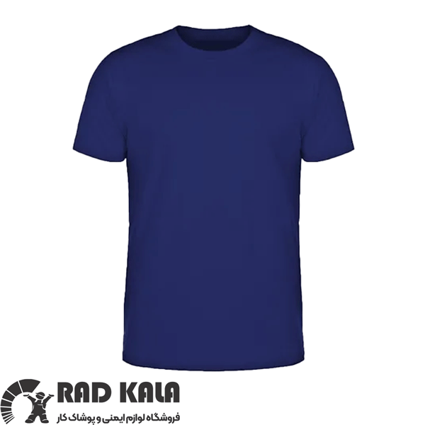 تیشرت یقه گرد پنبه ای مهندسی سرمه ای