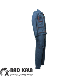 لباس کار مدل پاور رنگ طوسی نارنجی