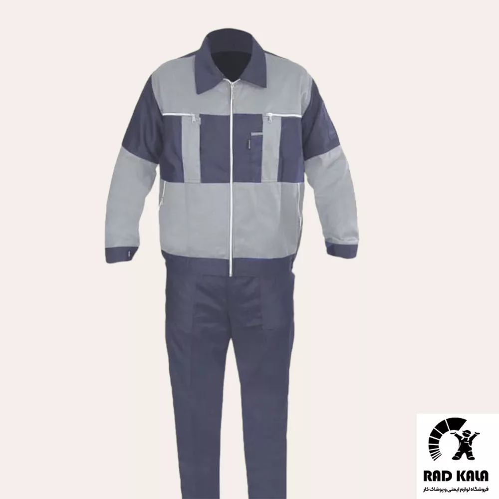 قیمت لباس کار دو تیکه سیلوری مدل کارگری